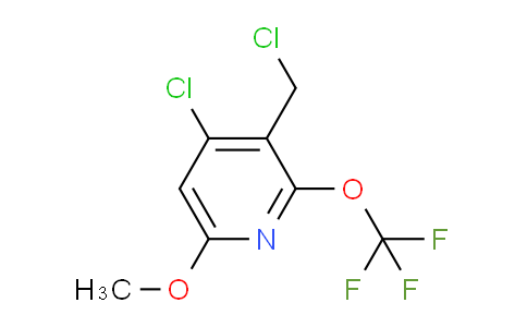 4-Chloro-3-(chloromethyl)-6-methoxy-2-(trifluoromethoxy)pyridine