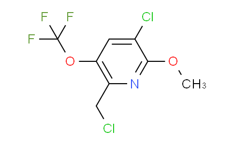 3-Chloro-6-(chloromethyl)-2-methoxy-5-(trifluoromethoxy)pyridine