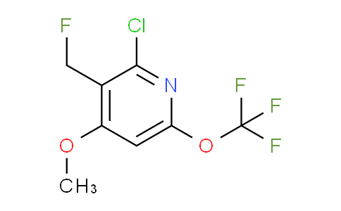 2-Chloro-3-(fluoromethyl)-4-methoxy-6-(trifluoromethoxy)pyridine