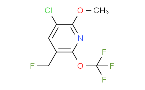 3-Chloro-5-(fluoromethyl)-2-methoxy-6-(trifluoromethoxy)pyridine