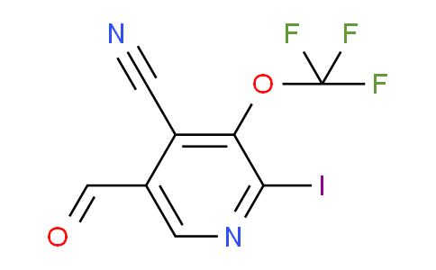 4-Cyano-2-iodo-3-(trifluoromethoxy)pyridine-5-carboxaldehyde