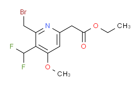 AM17719 | 1361709-66-1 | Ethyl 2-(bromomethyl)-3-(difluoromethyl)-4-methoxypyridine-6-acetate