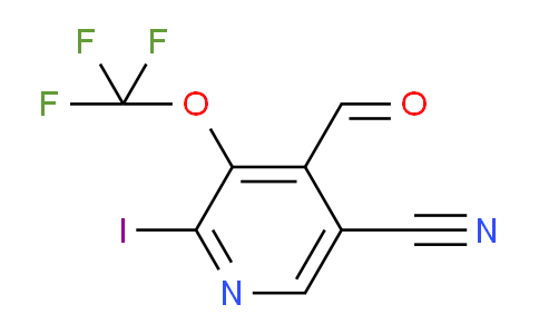 5-Cyano-2-iodo-3-(trifluoromethoxy)pyridine-4-carboxaldehyde