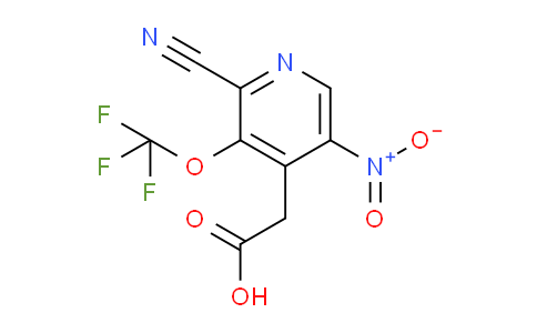 2-Cyano-5-nitro-3-(trifluoromethoxy)pyridine-4-acetic acid
