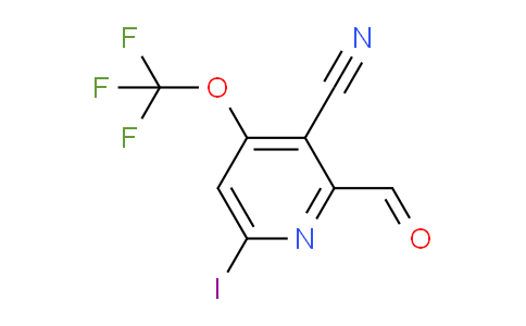 3-Cyano-6-iodo-4-(trifluoromethoxy)pyridine-2-carboxaldehyde