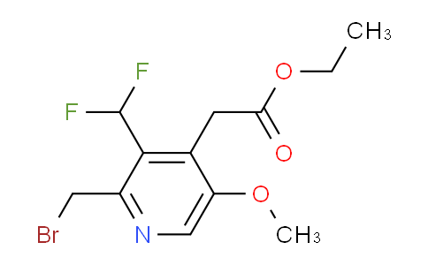 AM17720 | 1361896-71-0 | Ethyl 2-(bromomethyl)-3-(difluoromethyl)-5-methoxypyridine-4-acetate