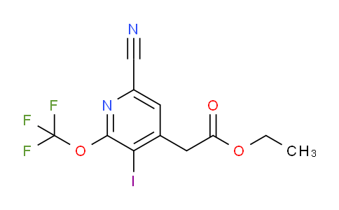 AM177215 | 1806116-71-1 | Ethyl 6-cyano-3-iodo-2-(trifluoromethoxy)pyridine-4-acetate