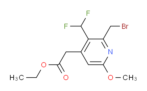 AM17722 | 1361910-52-2 | Ethyl 2-(bromomethyl)-3-(difluoromethyl)-6-methoxypyridine-4-acetate