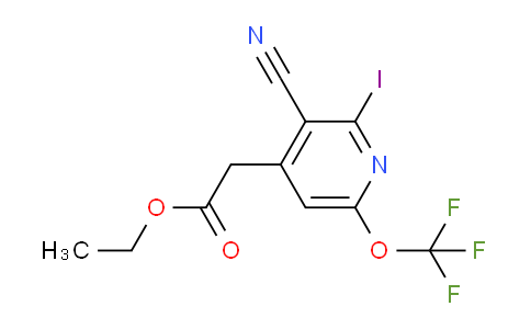 AM177221 | 1804722-44-8 | Ethyl 3-cyano-2-iodo-6-(trifluoromethoxy)pyridine-4-acetate