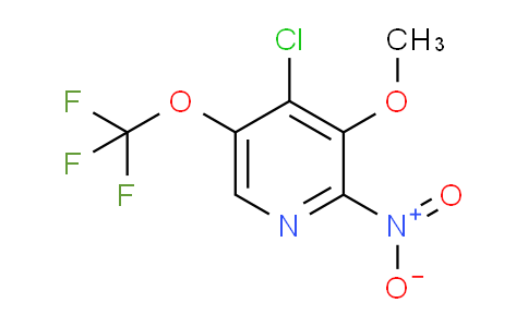 4-Chloro-3-methoxy-2-nitro-5-(trifluoromethoxy)pyridine