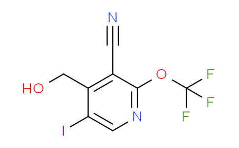 3-Cyano-5-iodo-2-(trifluoromethoxy)pyridine-4-methanol