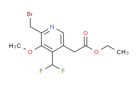 AM17724 | 1361474-90-9 | Ethyl 2-(bromomethyl)-4-(difluoromethyl)-3-methoxypyridine-5-acetate
