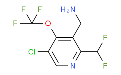 AM177250 | 1803949-73-6 | 3-(Aminomethyl)-5-chloro-2-(difluoromethyl)-4-(trifluoromethoxy)pyridine