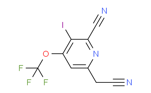 AM177277 | 1804332-11-3 | 2-Cyano-3-iodo-4-(trifluoromethoxy)pyridine-6-acetonitrile