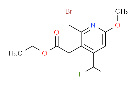 AM17728 | 1361734-83-9 | Ethyl 2-(bromomethyl)-4-(difluoromethyl)-6-methoxypyridine-3-acetate