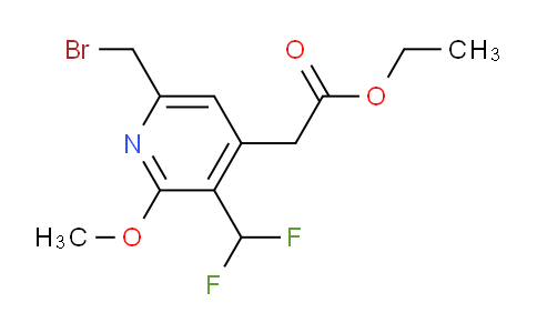 AM17734 | 1361754-99-5 | Ethyl 6-(bromomethyl)-3-(difluoromethyl)-2-methoxypyridine-4-acetate
