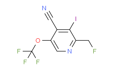 AM177346 | 1806037-34-2 | 4-Cyano-2-(fluoromethyl)-3-iodo-5-(trifluoromethoxy)pyridine