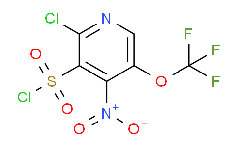 2-Chloro-4-nitro-5-(trifluoromethoxy)pyridine-3-sulfonyl chloride