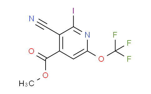 Methyl 3-cyano-2-iodo-6-(trifluoromethoxy)pyridine-4-carboxylate