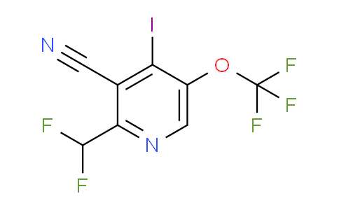 AM177371 | 1804720-13-5 | 3-Cyano-2-(difluoromethyl)-4-iodo-5-(trifluoromethoxy)pyridine