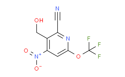 2-Cyano-4-nitro-6-(trifluoromethoxy)pyridine-3-methanol