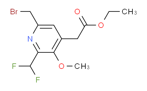 AM17741 | 1361772-04-4 | Ethyl 6-(bromomethyl)-2-(difluoromethyl)-3-methoxypyridine-4-acetate