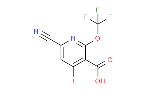 AM177438 | 1804393-22-3 | 6-Cyano-4-iodo-2-(trifluoromethoxy)pyridine-3-carboxylic acid