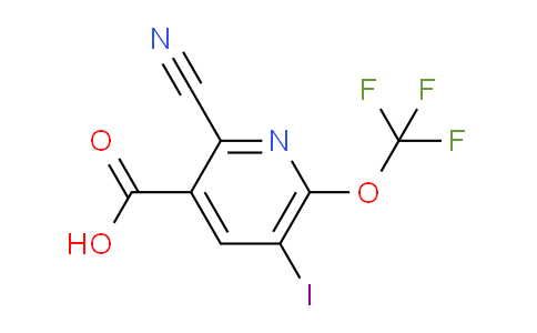 AM177444 | 1804333-22-9 | 2-Cyano-5-iodo-6-(trifluoromethoxy)pyridine-3-carboxylic acid