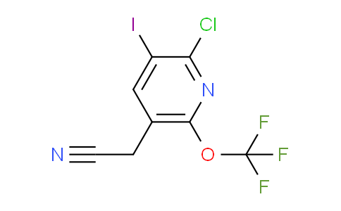 AM177450 | 1803616-16-1 | 2-Chloro-3-iodo-6-(trifluoromethoxy)pyridine-5-acetonitrile