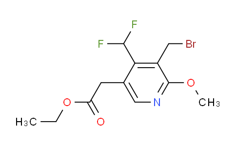AM17748 | 1361709-83-2 | Ethyl 3-(bromomethyl)-4-(difluoromethyl)-2-methoxypyridine-5-acetate