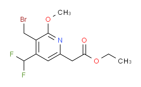 AM17749 | 1361896-83-4 | Ethyl 3-(bromomethyl)-4-(difluoromethyl)-2-methoxypyridine-6-acetate