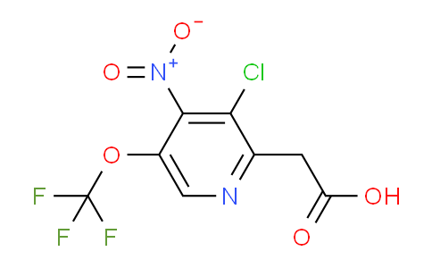 3-Chloro-4-nitro-5-(trifluoromethoxy)pyridine-2-acetic acid