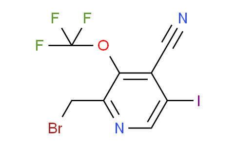 2-(Bromomethyl)-4-cyano-5-iodo-3-(trifluoromethoxy)pyridine