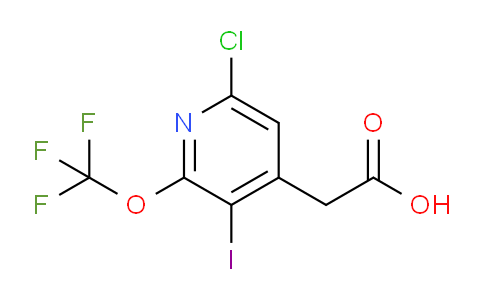 6-Chloro-3-iodo-2-(trifluoromethoxy)pyridine-4-acetic acid