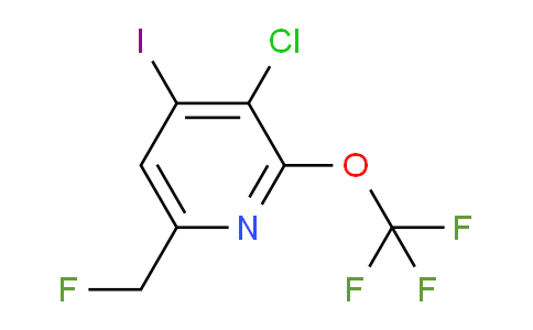 3-Chloro-6-(fluoromethyl)-4-iodo-2-(trifluoromethoxy)pyridine