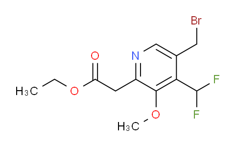 AM17751 | 1361798-42-6 | Ethyl 5-(bromomethyl)-4-(difluoromethyl)-3-methoxypyridine-2-acetate
