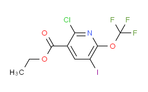 Ethyl 2-chloro-5-iodo-6-(trifluoromethoxy)pyridine-3-carboxylate