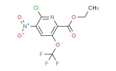 Ethyl 2-chloro-3-nitro-5-(trifluoromethoxy)pyridine-6-carboxylate