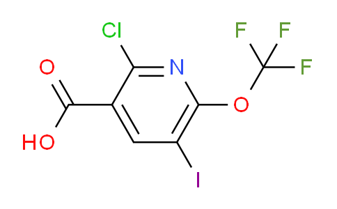 2-Chloro-5-iodo-6-(trifluoromethoxy)pyridine-3-carboxylic acid