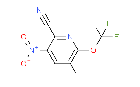 2-Cyano-5-iodo-3-nitro-6-(trifluoromethoxy)pyridine