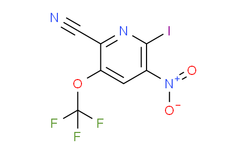 2-Cyano-6-iodo-5-nitro-3-(trifluoromethoxy)pyridine