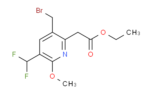 AM17758 | 1361907-33-6 | Ethyl 3-(bromomethyl)-5-(difluoromethyl)-6-methoxypyridine-2-acetate
