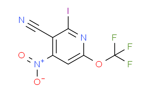 3-Cyano-2-iodo-4-nitro-6-(trifluoromethoxy)pyridine
