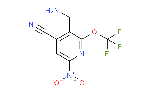 3-(Aminomethyl)-4-cyano-6-nitro-2-(trifluoromethoxy)pyridine