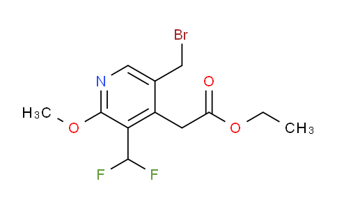 AM17759 | 1361919-56-3 | Ethyl 5-(bromomethyl)-3-(difluoromethyl)-2-methoxypyridine-4-acetate