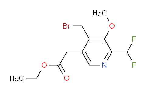 AM17760 | 1361709-94-5 | Ethyl 4-(bromomethyl)-2-(difluoromethyl)-3-methoxypyridine-5-acetate