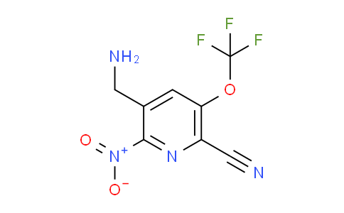 3-(Aminomethyl)-6-cyano-2-nitro-5-(trifluoromethoxy)pyridine