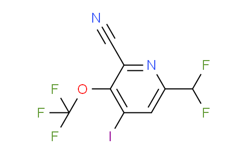 AM177616 | 1804823-11-7 | 2-Cyano-6-(difluoromethyl)-4-iodo-3-(trifluoromethoxy)pyridine