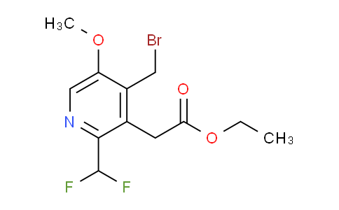 AM17762 | 1361798-49-3 | Ethyl 4-(bromomethyl)-2-(difluoromethyl)-5-methoxypyridine-3-acetate