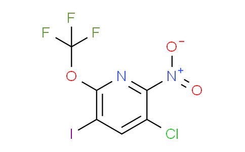 3-Chloro-5-iodo-2-nitro-6-(trifluoromethoxy)pyridine